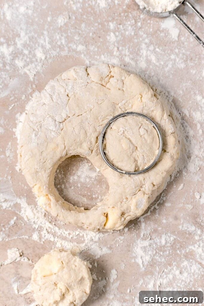 Fluffy Almond Milk Biscuits Recipe 8 how to cut out biscuits with cutter