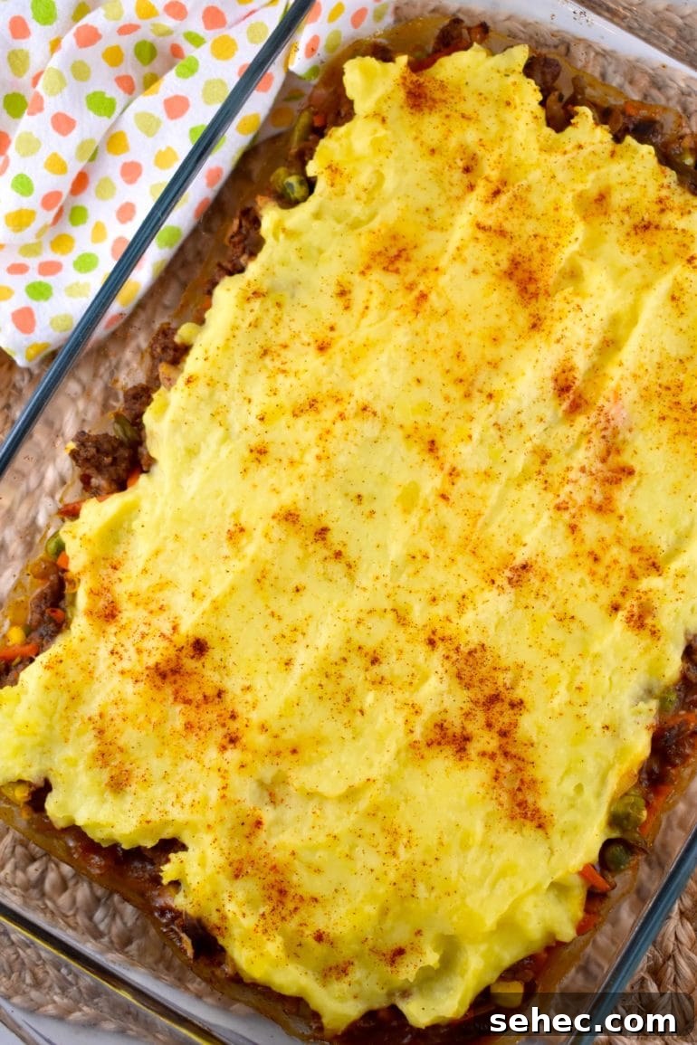 Traditional Shepherds Pie Recipe with Lamb and Mashed Potatoes 5 Traditional Shepherd's Pie