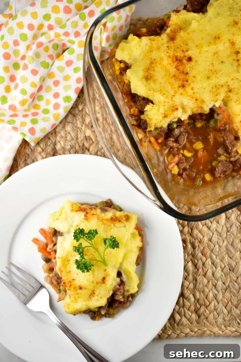 Traditional Shepherds Pie Recipe with Lamb and Mashed Potatoes 6 Traditional Shepherd's Pie
