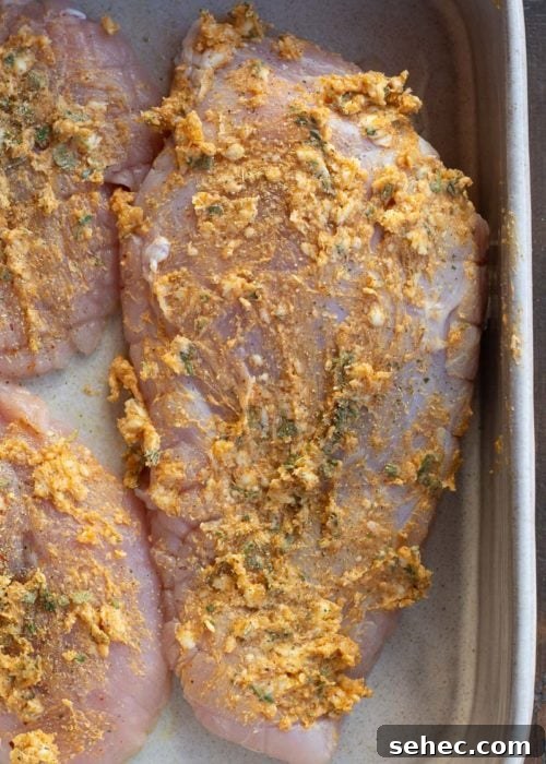 How to Cook a Juicy Turkey Breast in the Oven 6 Seasoned turkey breast ready to cook