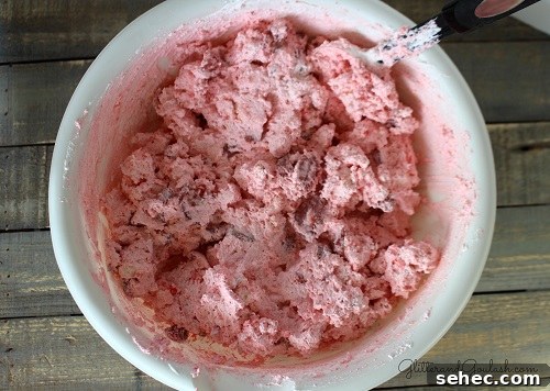Make Ahead Strawberry Fluff Dessert Recipe 5 Strawberry fluff served in a bowl