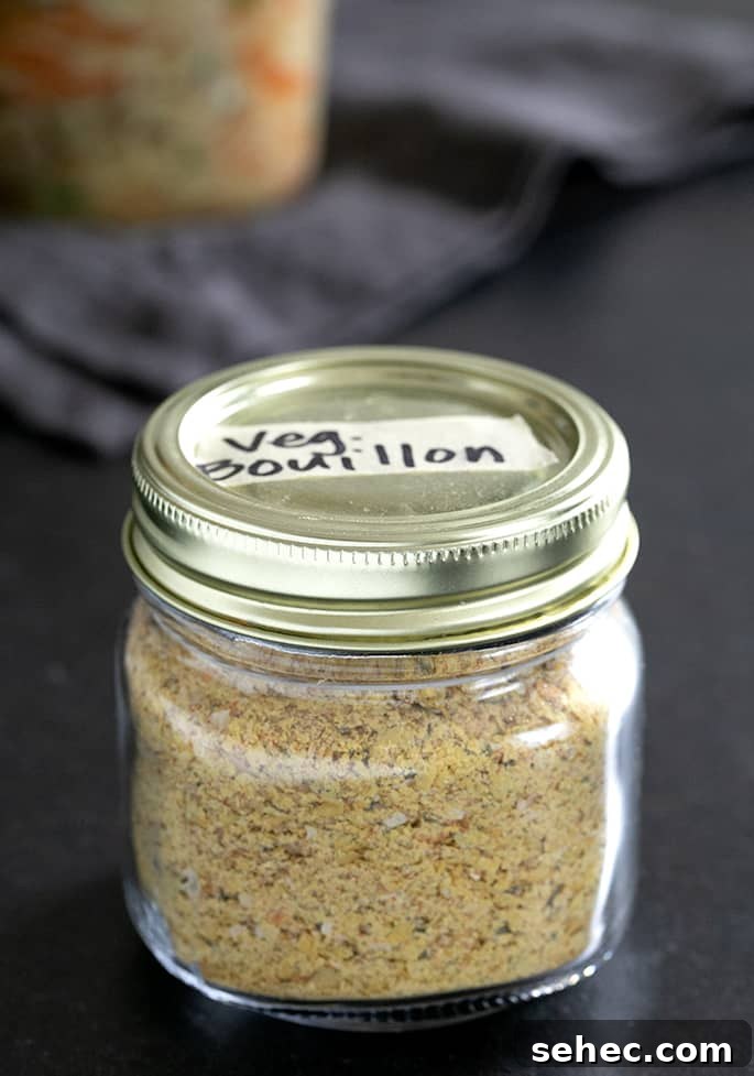 Gluten Free Ramen Recipe with Rich Broth 3 Homemade powdered vegetable bouillon for making gluten free ramen noodles soup.