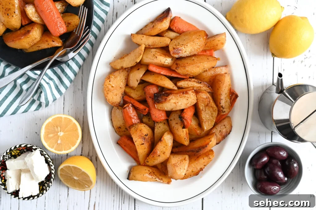 Greek Lemon Roasted Potatoes 12 Roasted Greek lemon potatoes