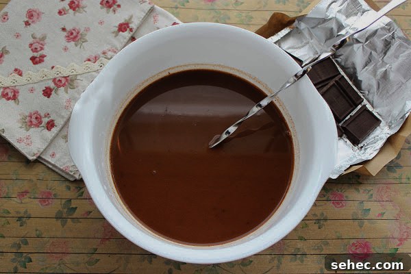 Rustic Single Layer Chocolate Cake Recipe 4 Chocolate cake batter preparation