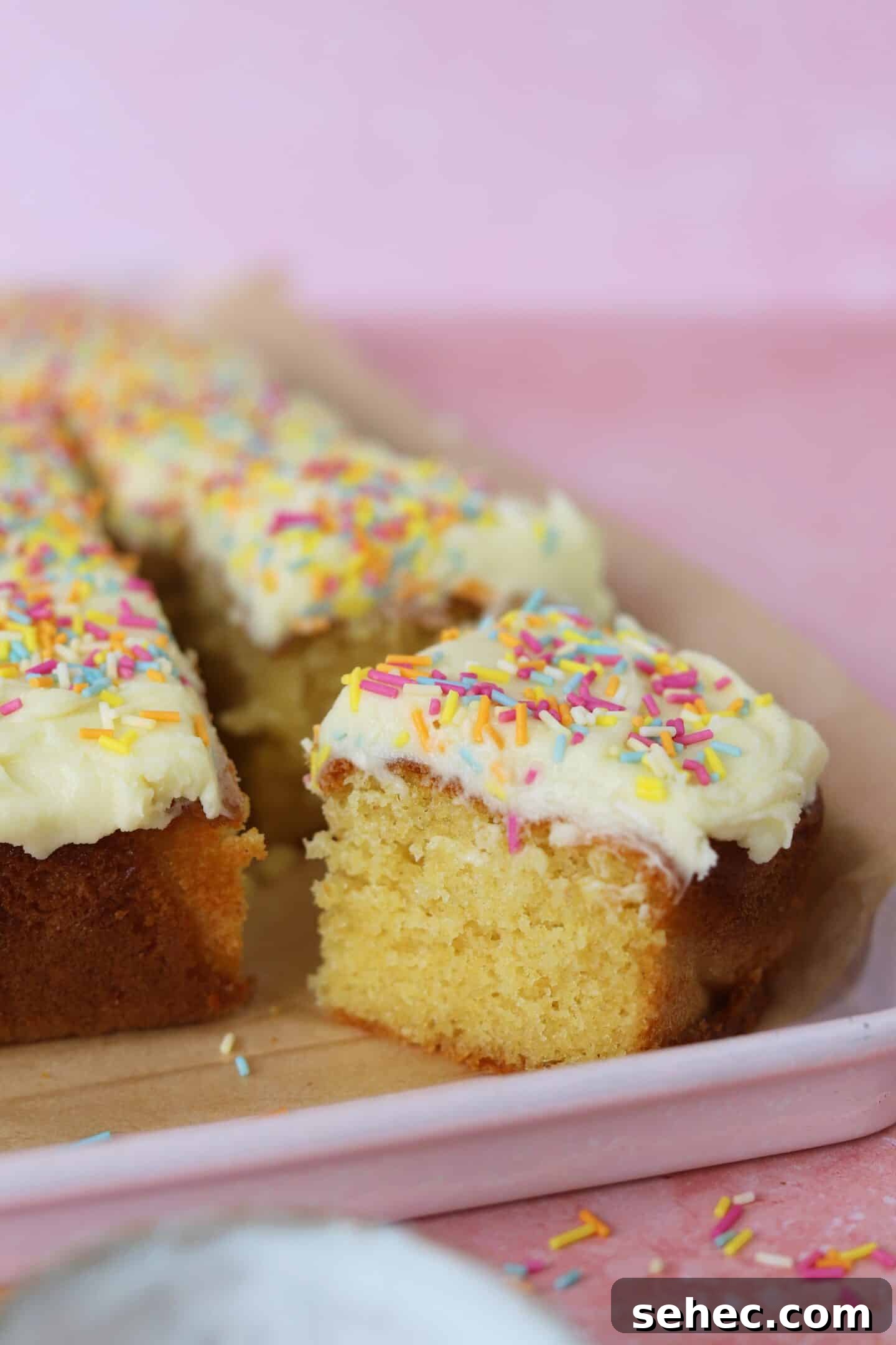 Gluten Free Vanilla Tray Bake Cake 2 gluten free vanilla tray bake recipe