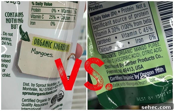 What Kids Are Really Eating in On the Go Snacks 7 comparing-sprout-pouches-to-other-pouches