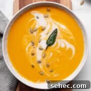 Creamy Pumpkin Sweet Potato Soup Recipe 15 Cozy, easy one-pot pumpkin sweet potato soup made with coconut milk and canned pumpkin.