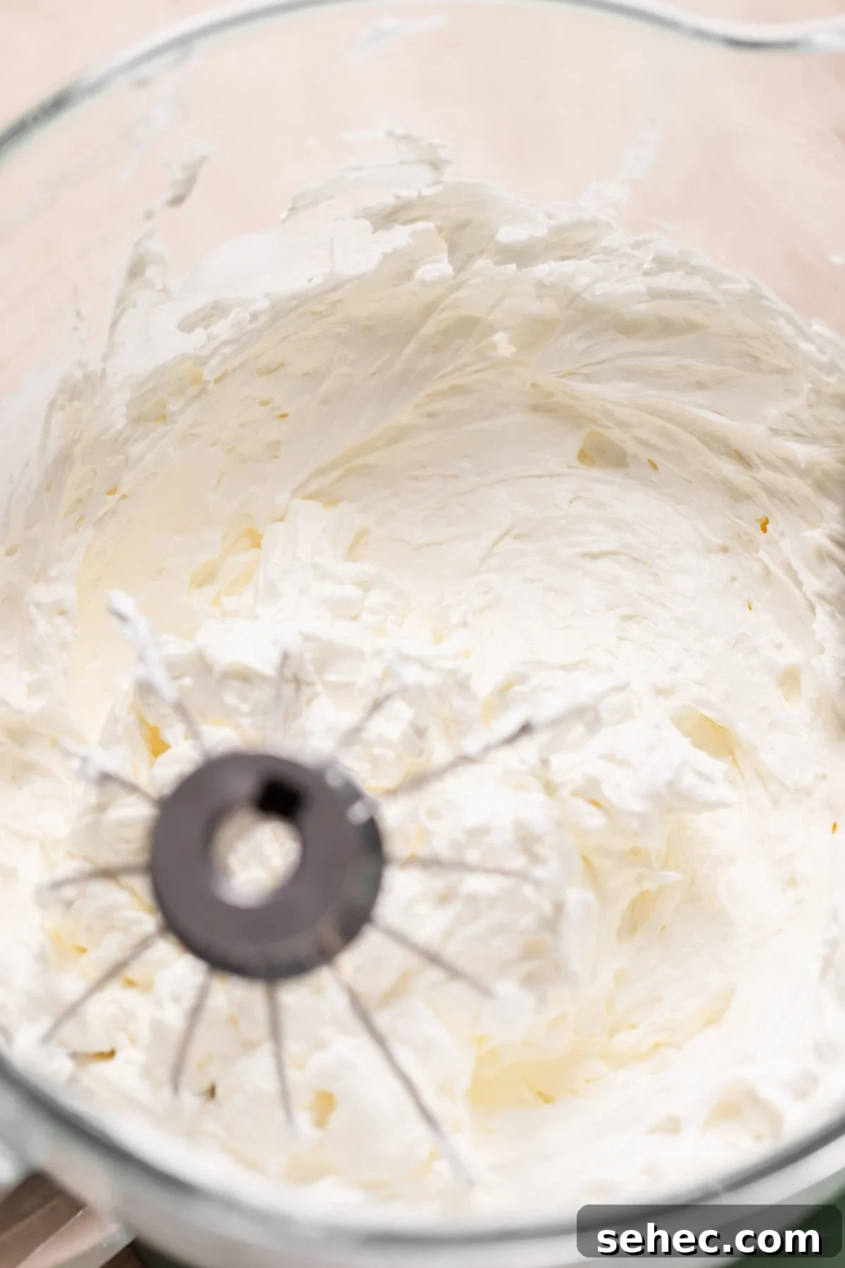 Birthday Cupcakes Recipe I Make Every Year 7 Vanilla Swiss meringue buttercream whipped smooth in a mixing bowl