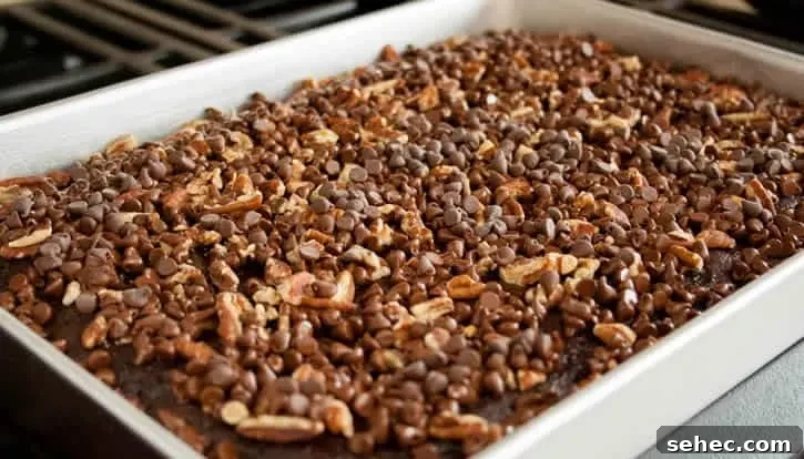 Chocolate Turtle Zucchini Cake