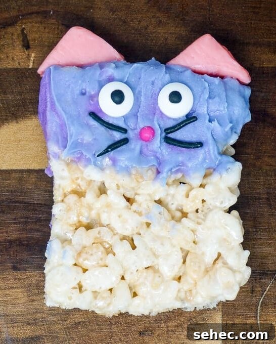 Halloween Rice Krispie Treat Monsters Recipe 17 Kitty Halloween Rice Krispie Treat Monster