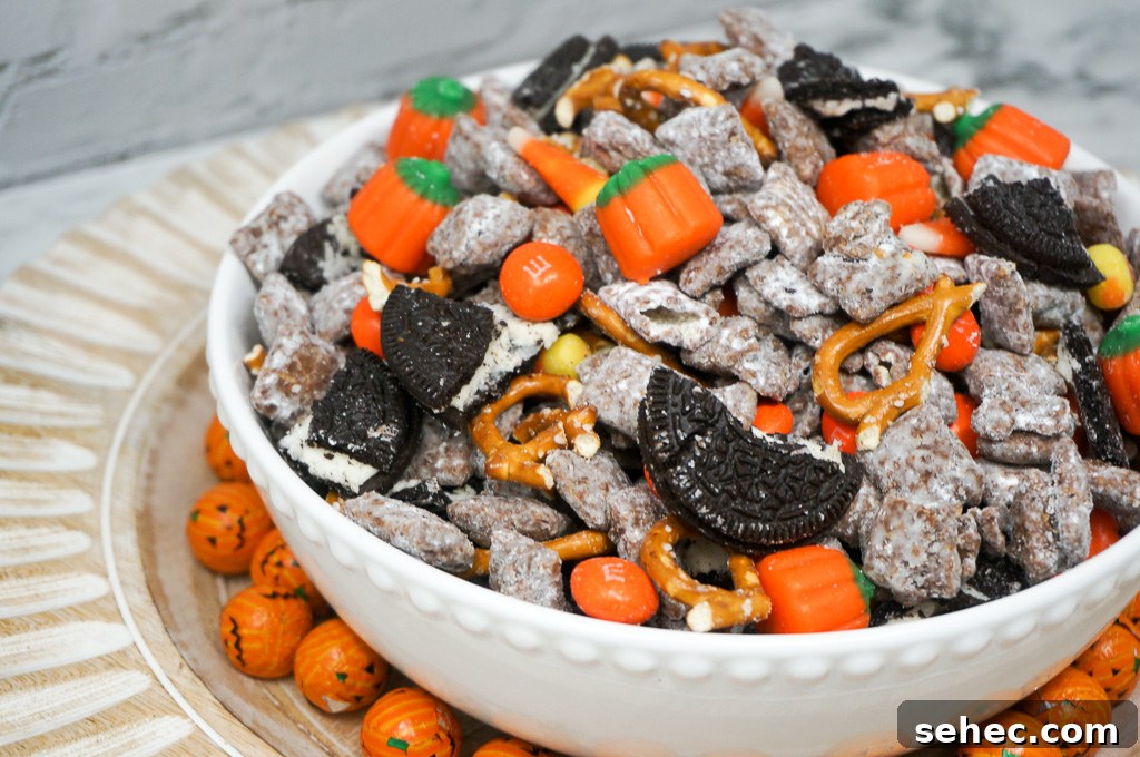 Halloween Rice Krispie Treat Monsters Recipe 33 Halloween Muddy Buddies