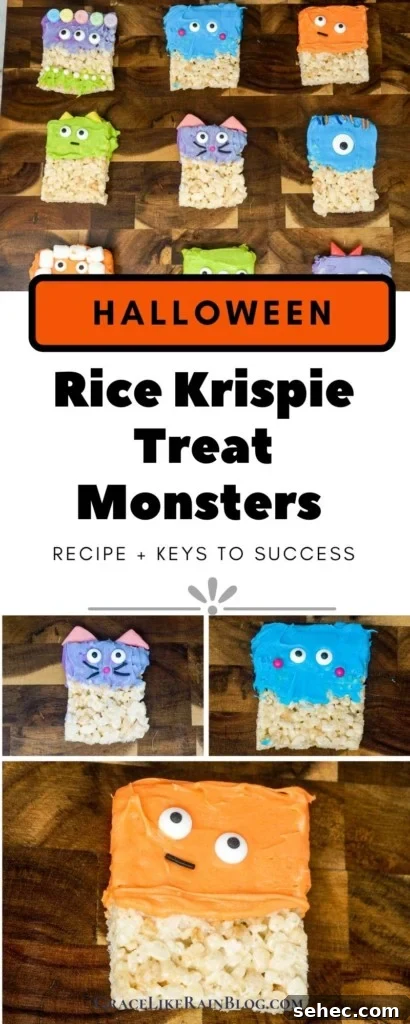 Halloween Rice Krispie Treat Monsters Recipe 34 Halloween Rice Krispie Treat Monsters