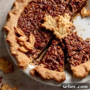 Gluten Free Pecan Pie Recipe with Classic Southern Flavor 9 Gluten Free Pecan Pie Sliced In Pie Pan