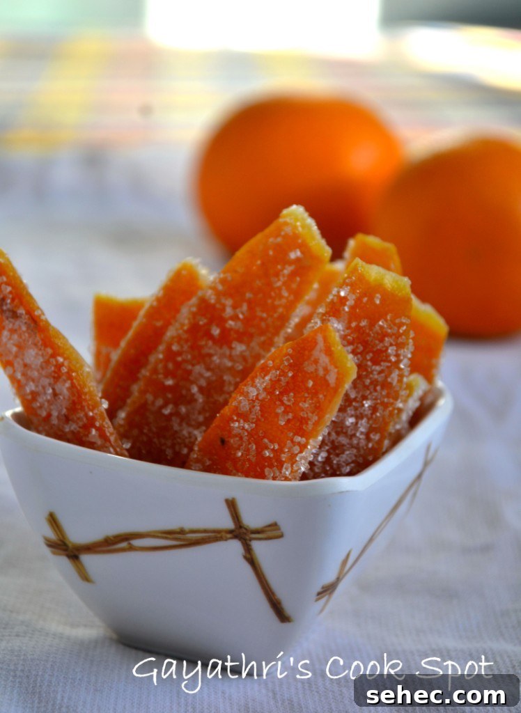 Homemade Candied Orange Peel Recipe 2 Homemade candied orange peel