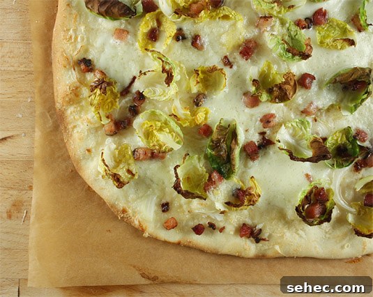 Brussels Sprout and Pancetta Pizza Brussels Sprout and Pancetta Pizza