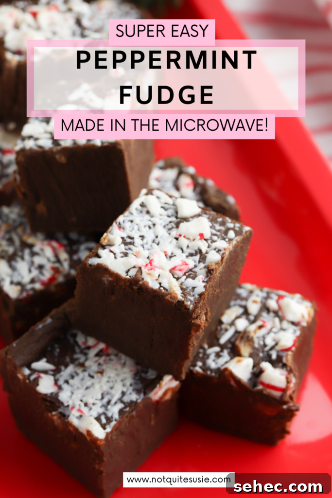 Homemade Peppermint Fudge Recipe in the Microwave 18 Microwave peppermint fudge recipe image