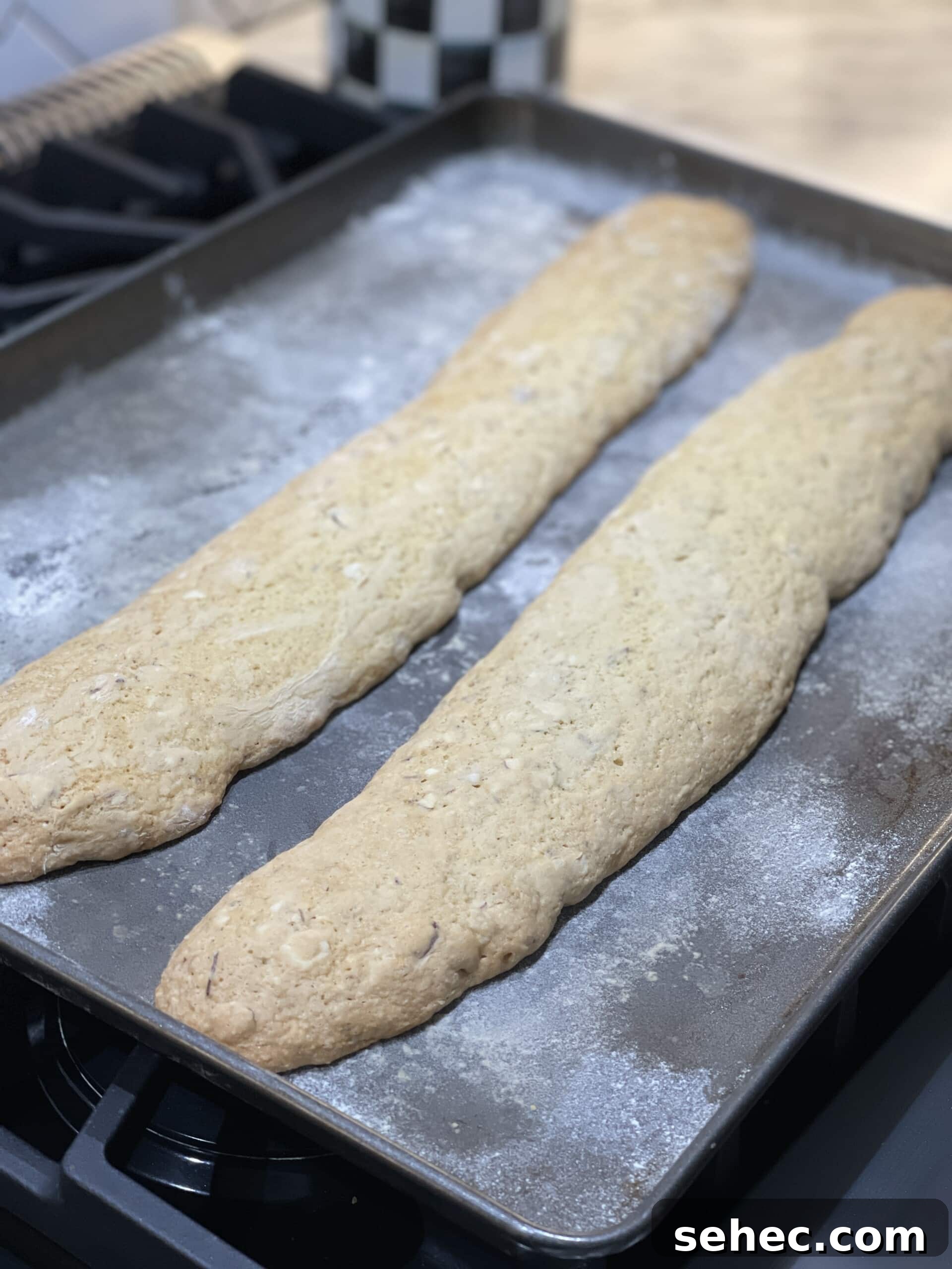 Mom's Almond Biscotti Recipe 16 first bake almond biscotti logs