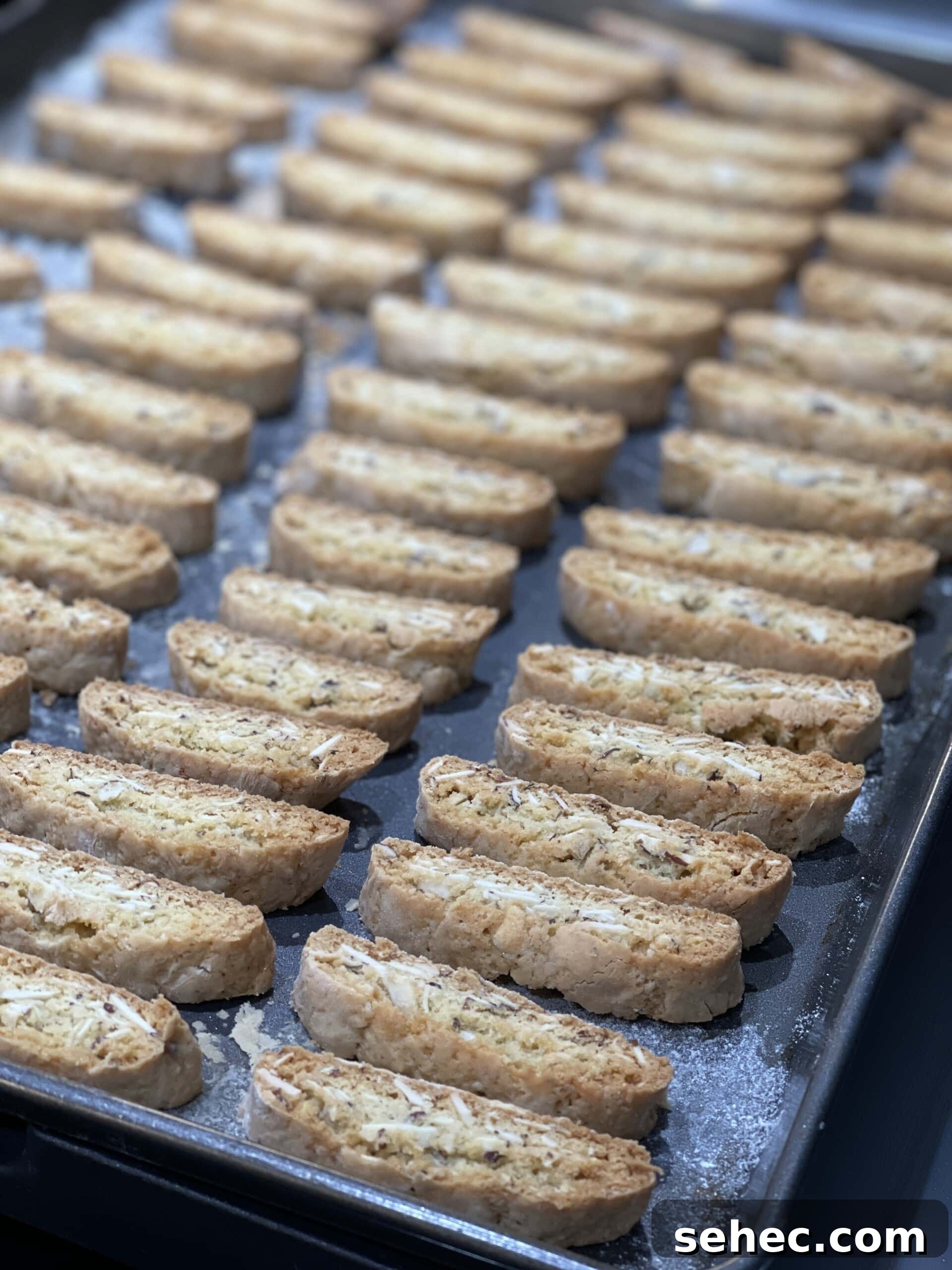 Mom's Almond Biscotti Recipe 20 golden almond biscotti