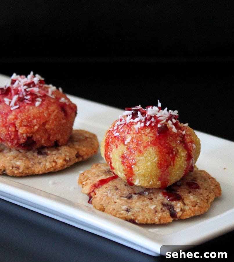 Vegan Gluten Free Mango Beet Halwa Bites with Rice Thins 13 Prepared mango and beet halwa mixture
