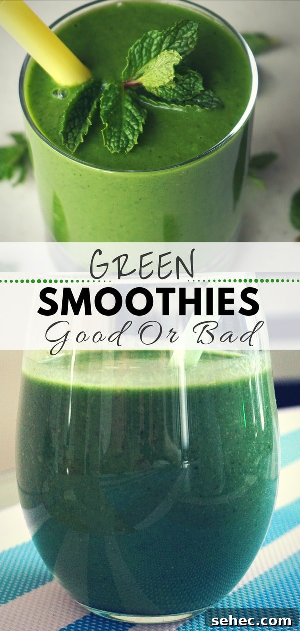 Are Green Smoothies Good or Bad for You? 2 Are green smoothies good or bad