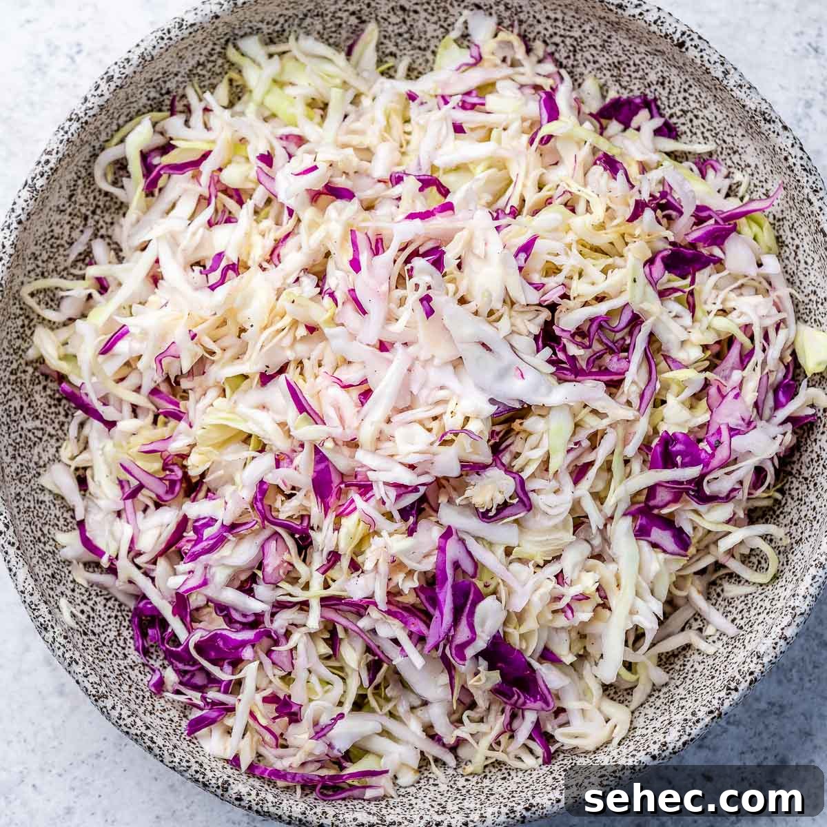 Cranberry Apple Coleslaw Recipe 5 Adding apple cranberries nuts and green onions