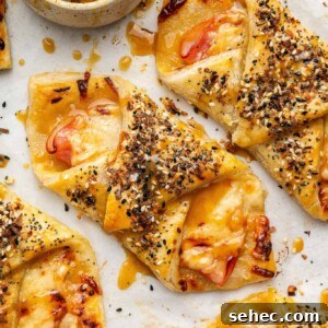 Ham and Cheese Puff Pastry Bundles Recipe 4 Ham and Cheese Puff Pastry Bundles