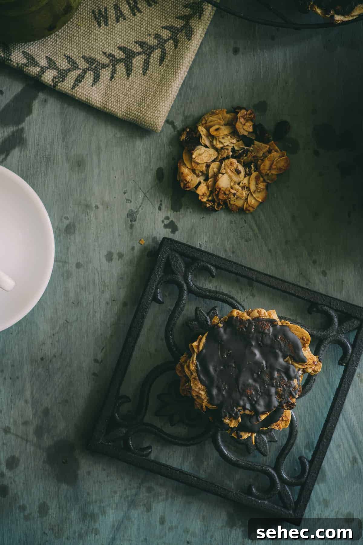 Baklava Florentine Cookies with Pistachios and Honey 3 florentines recipe