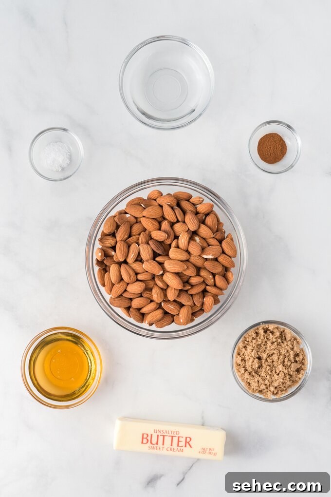 Honey Roasted Almonds Recipe 3 Close up of honey roasted almonds