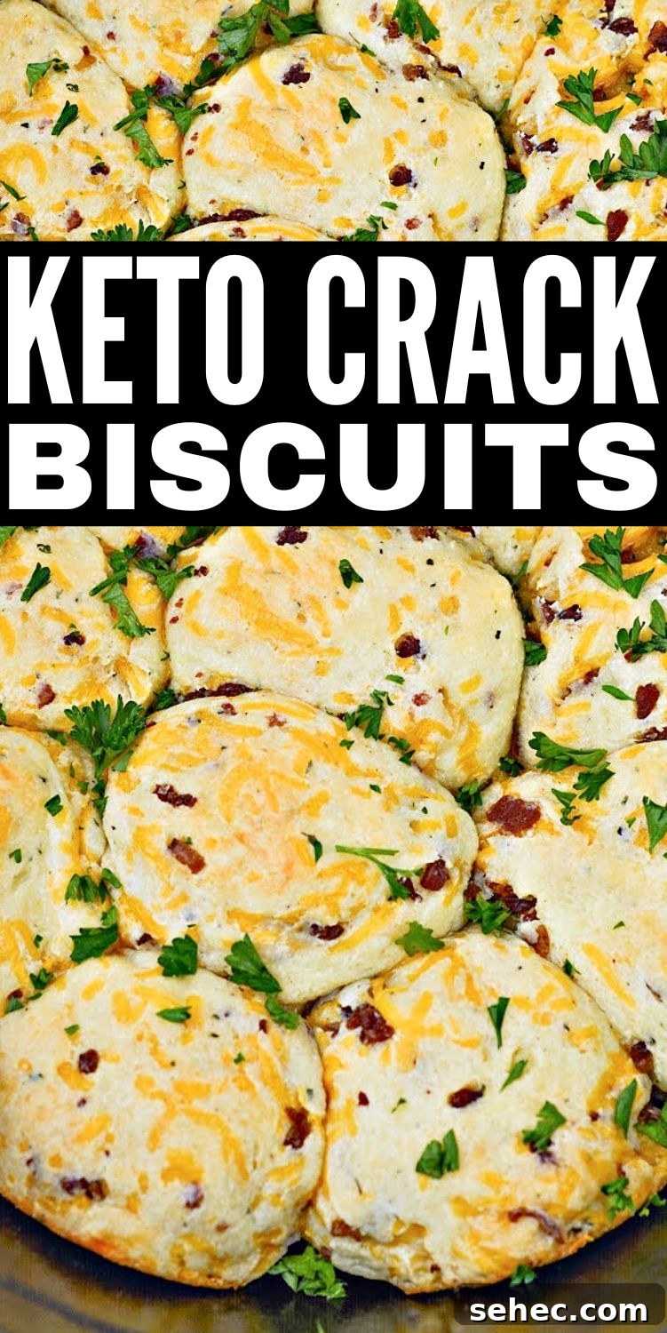Keto Crack Biscuits with Cheddar and Bacon 14 Keto Crack Biscuits