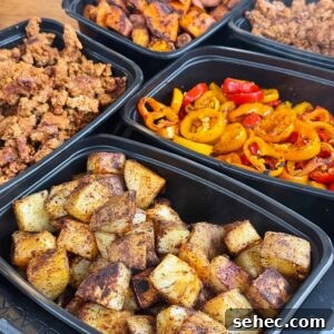 Blackstone Taco Meal Prep with Grilled Veggies 16 Blackstone Taco and Veggie Meal Prep
