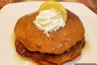 Gingerbread Pancakes with Zesty Lemon Sauce