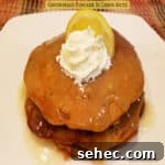 Gingerbread Pancakes with Zesty Lemon Sauce 2 Gingerbread Pancakes In Lemon Sauce
