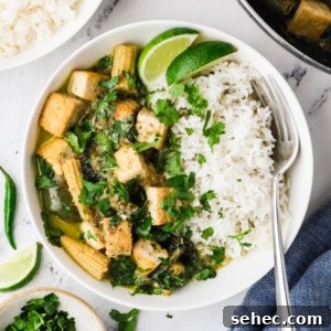 Thai Green Tofu Curry Recipe 14 Thai green curry with tofu