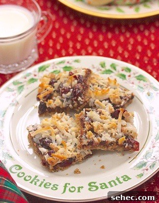 Lighter Seven Layer Bars Recipe 2 Lightened Up 7 Layer Bars via LizsHealthyTable.com #cookieswap