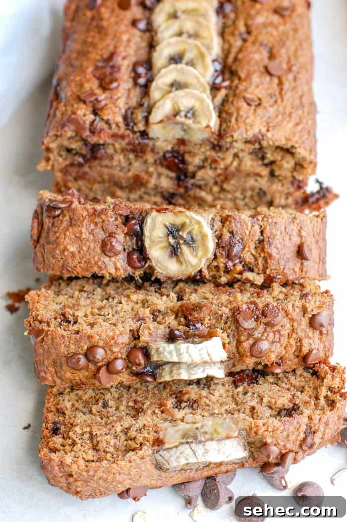 Vegan Gluten-Free Banana Bread Recipe 5 banana bread sliced