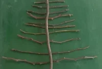 DIY Rustic Twig Christmas Tree Decor
