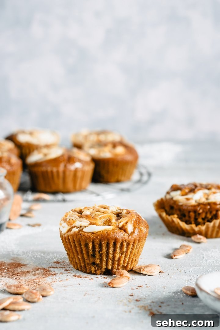 soft and wholesome pumpkin muffins