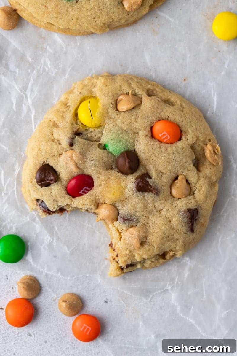 40 Crumbl Cookie Copycat Recipes to Try in 2025 30 Overhead Crumbl monster cookies