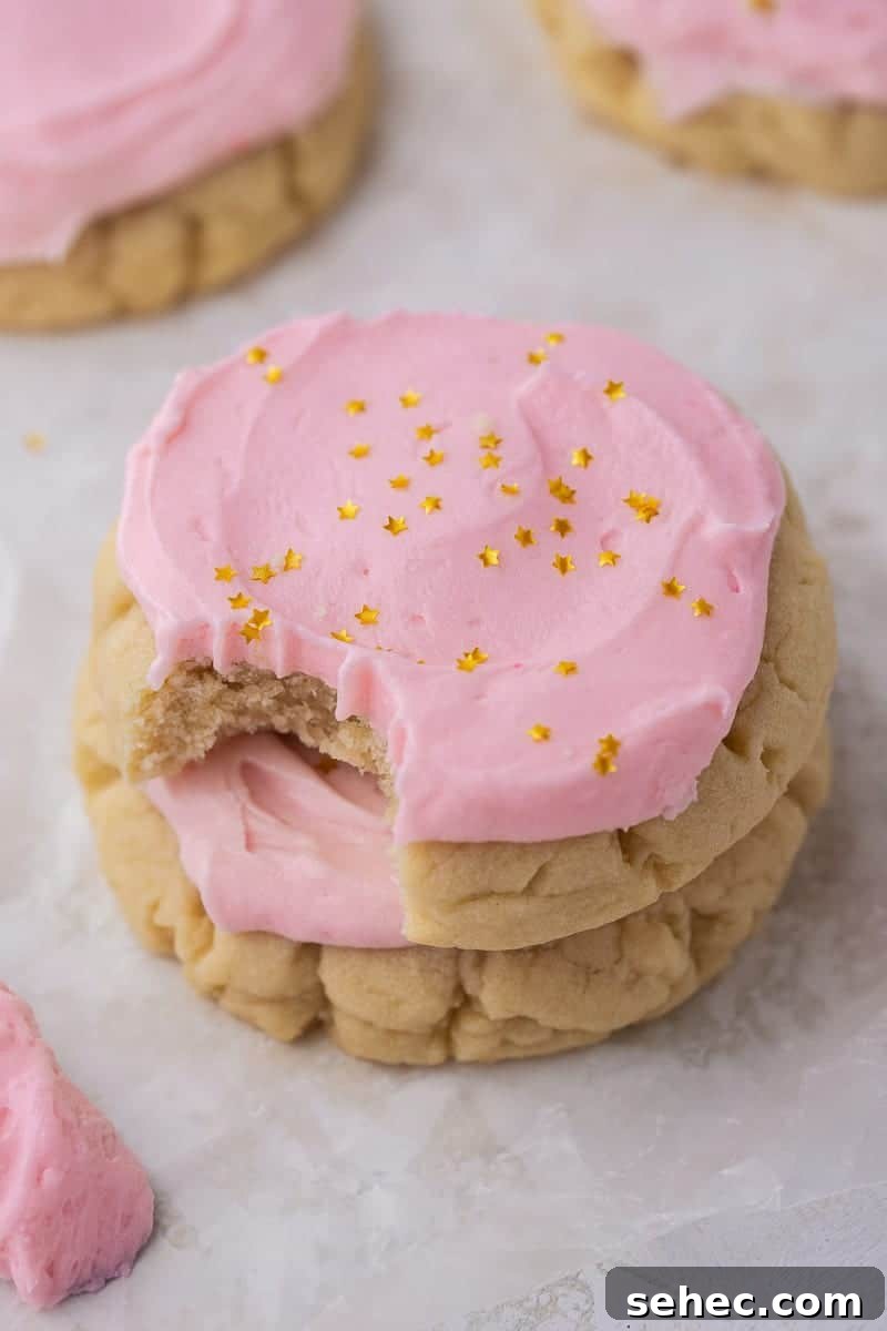 40 Crumbl Cookie Copycat Recipes to Try in 2025 4 Crumbl sugar cookies stacked