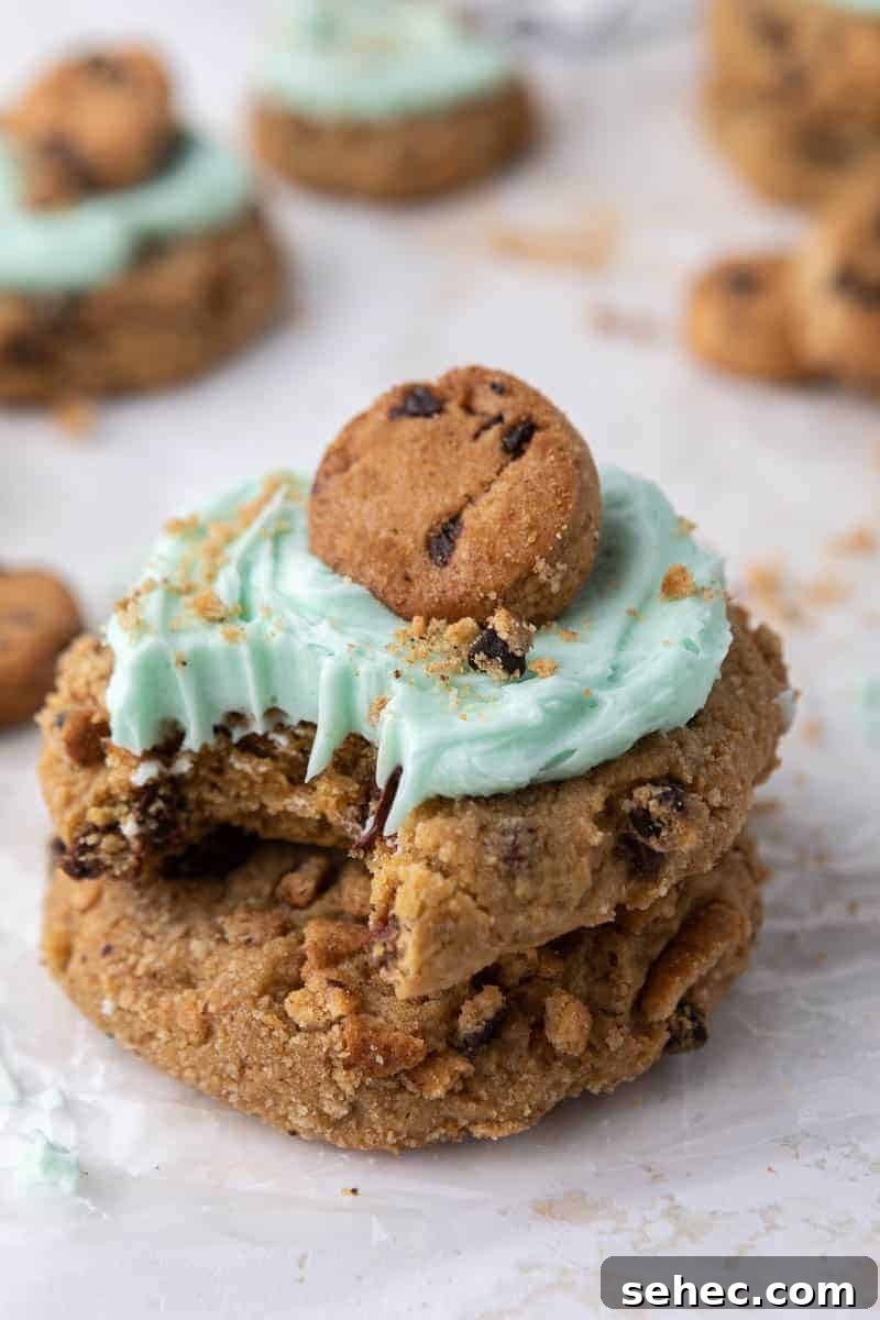 40 Crumbl Cookie Copycat Recipes to Try in 2025 31 Crumbl Blue Monster Cookies with Chips Ahoy