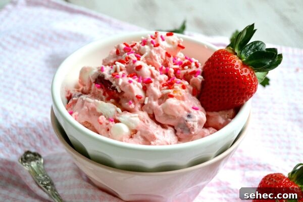 9 No Bake Summer Desserts to Keep You Cool 9 Strawberry shortcake fluff
