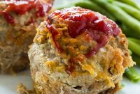 Cheesy Turkey Meatloaf Muffins Recipe