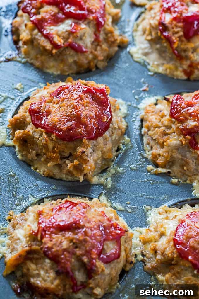 Cheesy Turkey Meatloaf Muffins Recipe 3 Cheesy Turkey Meatloaf Muffins