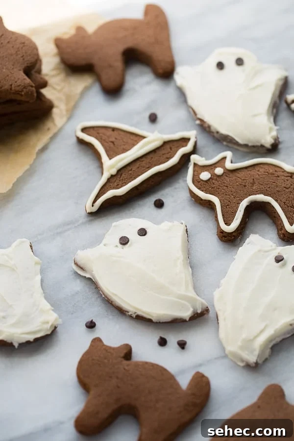Gluten-Free Chocolate Almond Flour Sugar Cookies 2 Chocolate almond flour sugar cookies that are soft in the middle, crisp on the edges, and fun to decorate