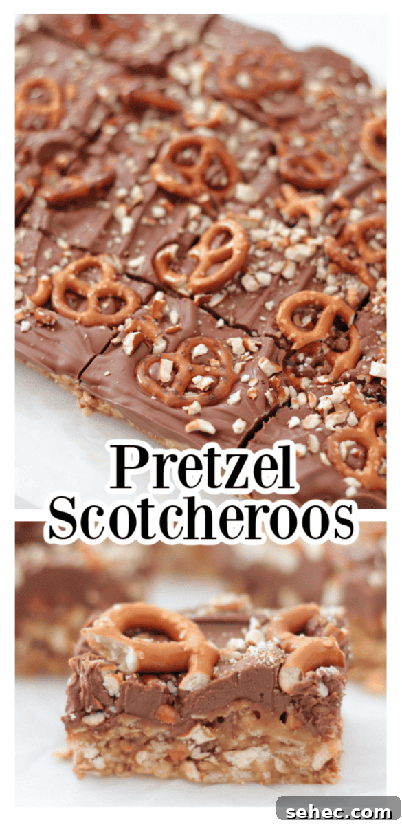 Pretzel Scotcheroos Recipe with Video 2 pretzel scotcheroos