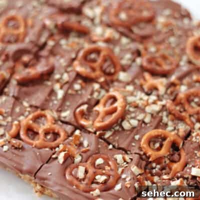 Pretzel Scotcheroos Recipe with Video 14 pretzel scotcheroos cut into squares