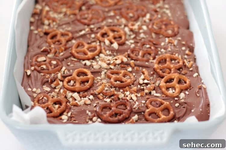 Pretzel Scotcheroos Recipe with Video 4 baking dish of pretzel scotcheroos