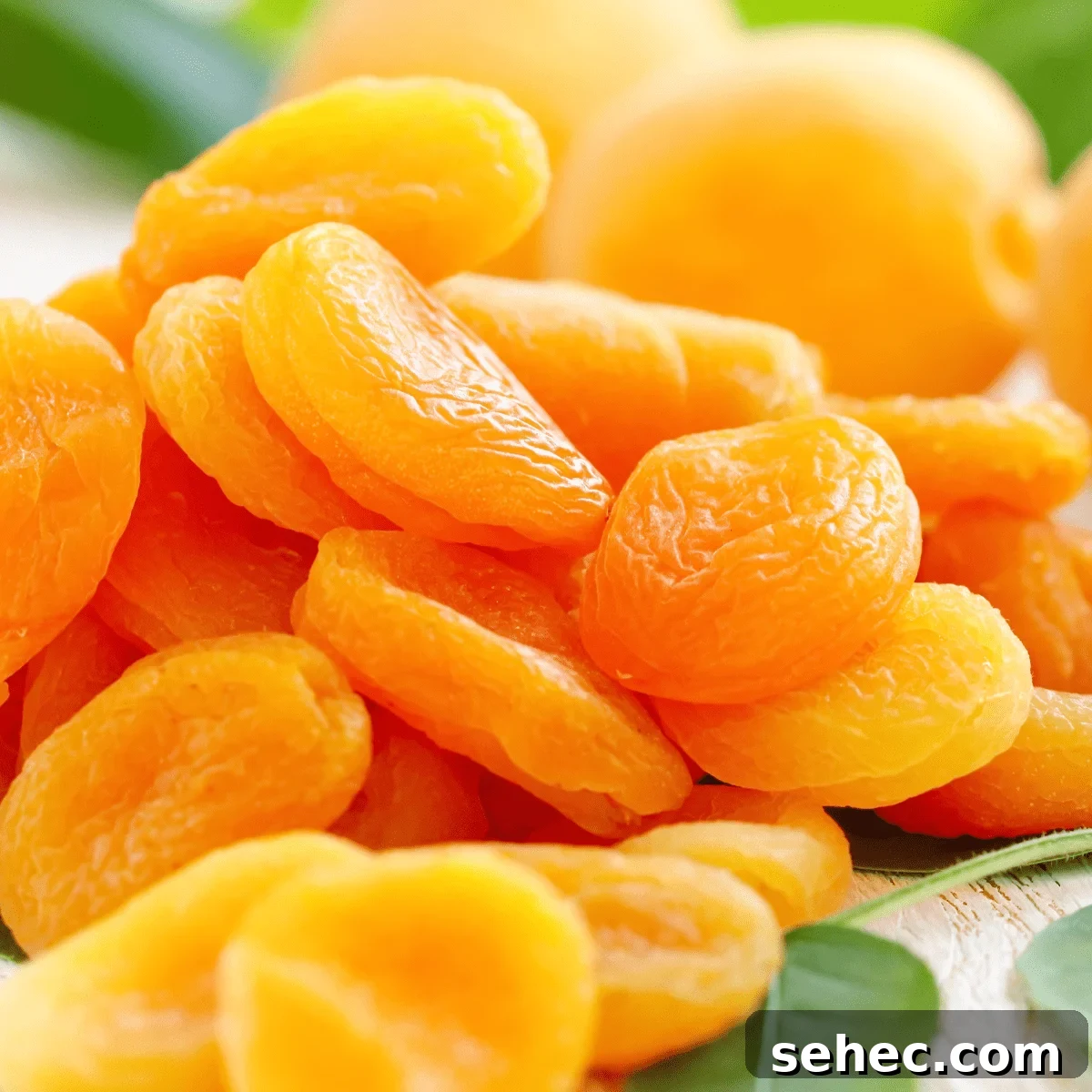 Dried apricots