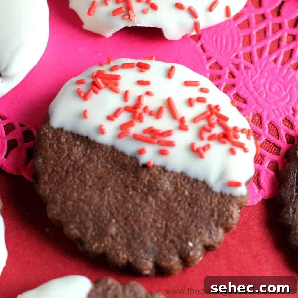 Chocolate Cut-Out Cookies for Decorating 3 easy cut out chocolate cookies