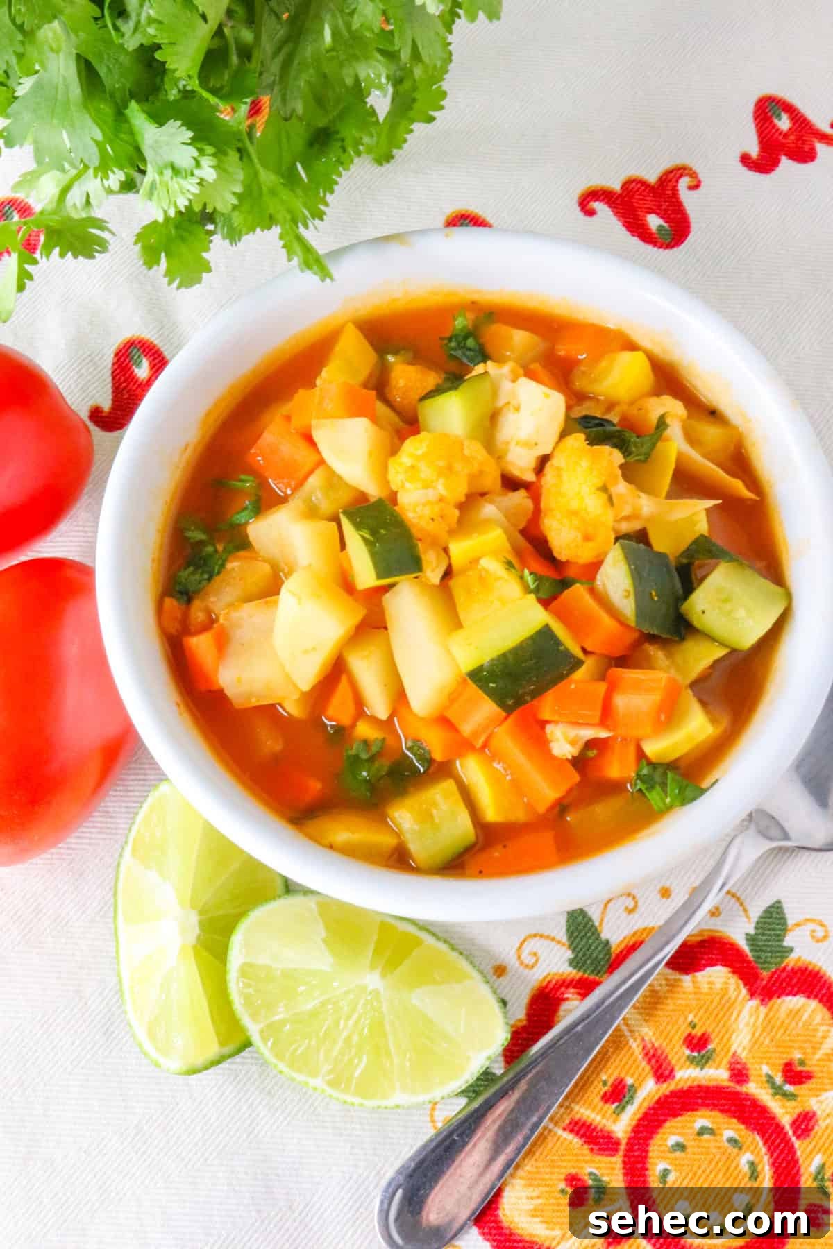 Mexican Vegetable Soup Recipe Sopa de Verduras 2 Sopa de Verduras (Mexican Vegetable Soup)